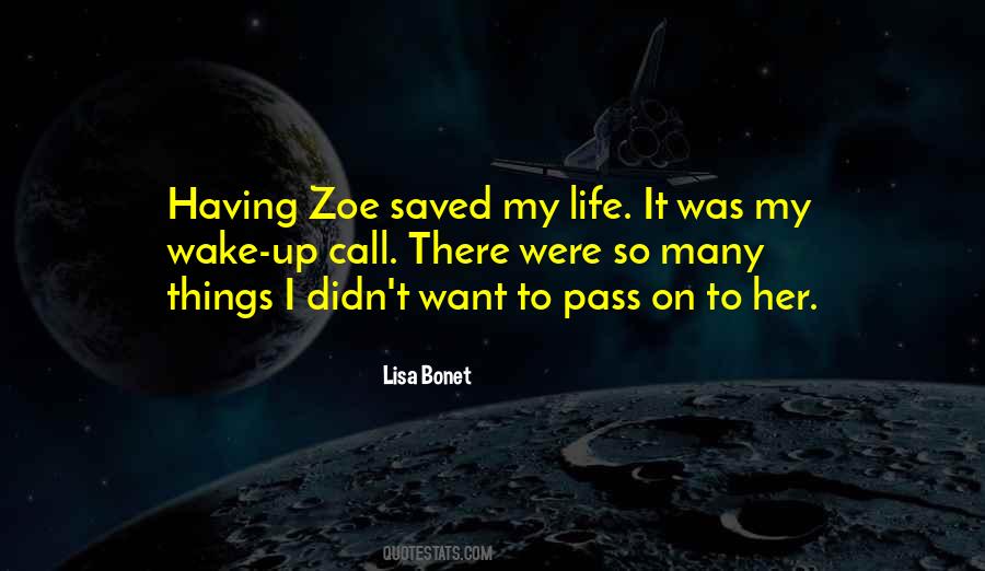 Quotes About Zoe #888270