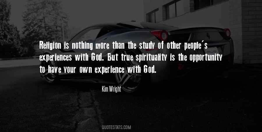 Quotes About Experience With God #592980