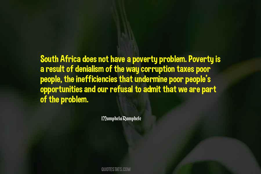 Quotes About Corruption And Poverty #1282526