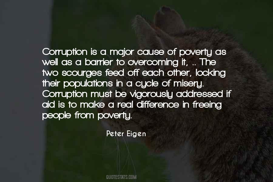 Quotes About Corruption And Poverty #1306179