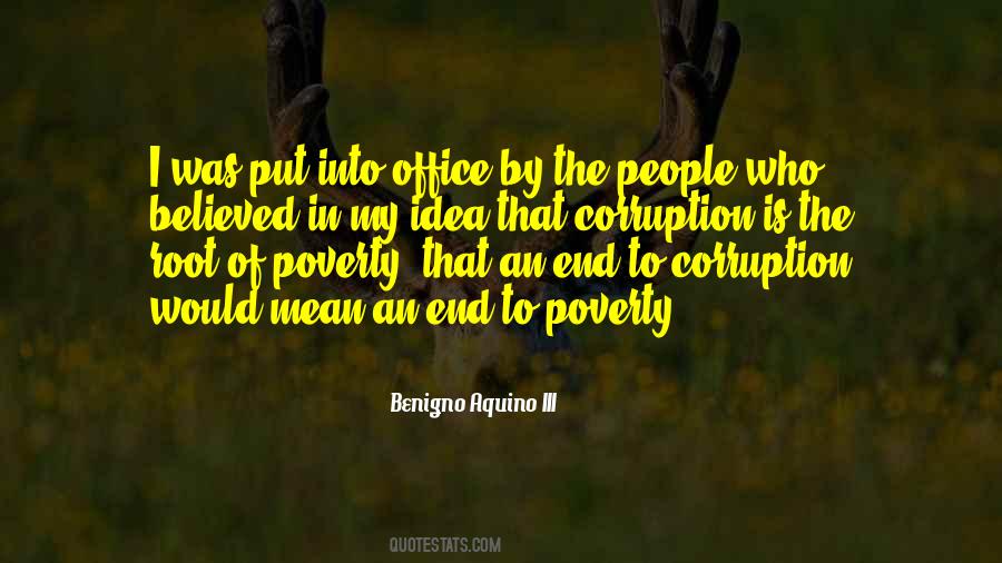 Quotes About Corruption And Poverty #682322