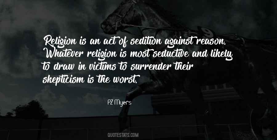 Skepticism Of Religion Quotes #1657237