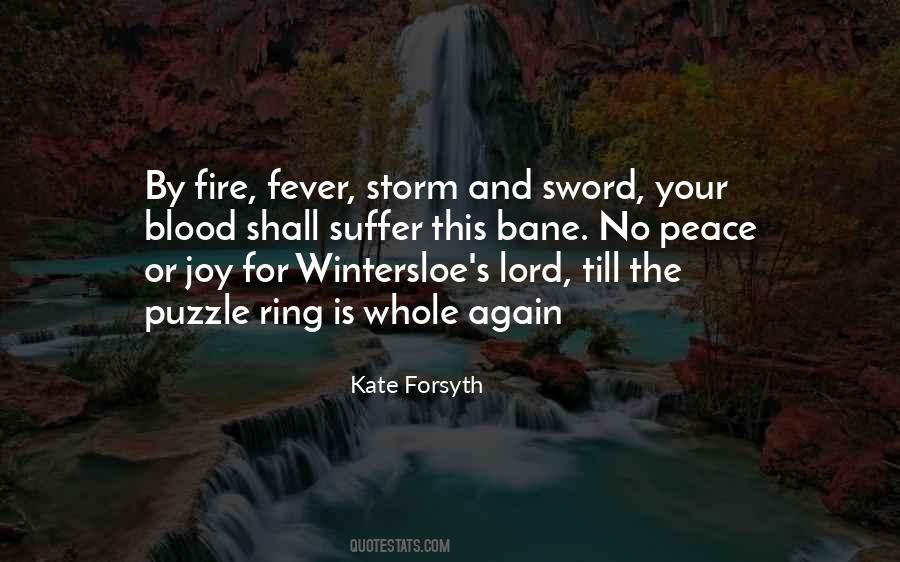 Fire And Blood Quotes #450522