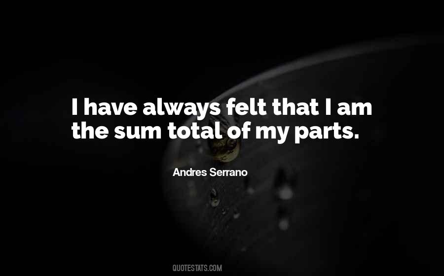 Quotes About Sum Of Parts #4704