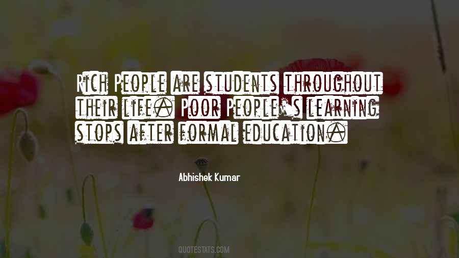Quotes About Formal Education #1173476
