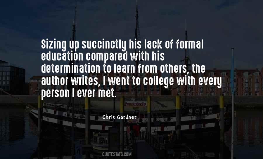 Quotes About Formal Education #1177774