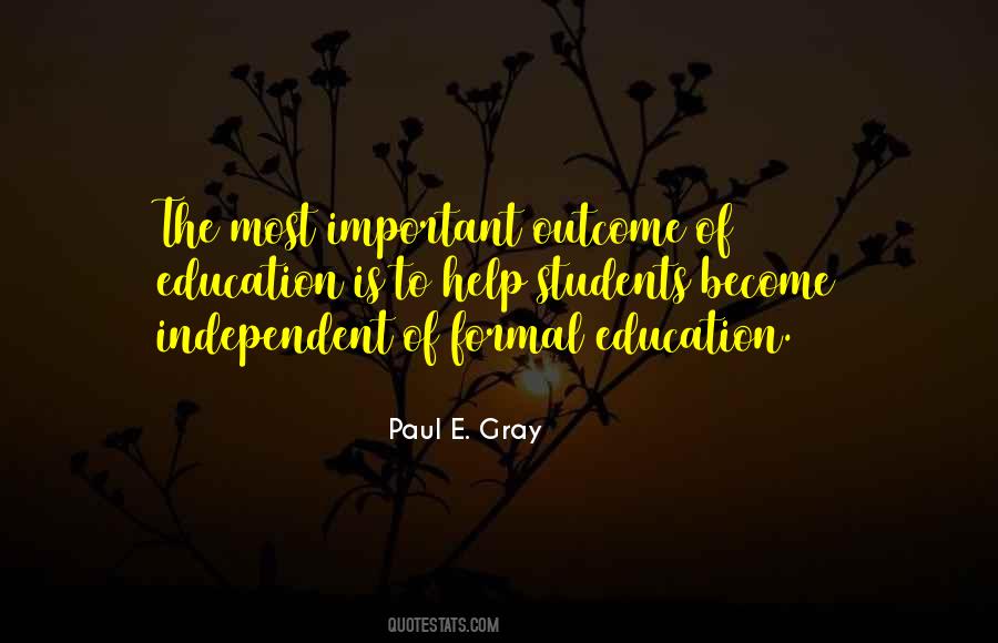 Quotes About Formal Education #990789