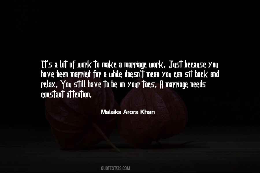 Make Your Marriage Work Quotes #32545