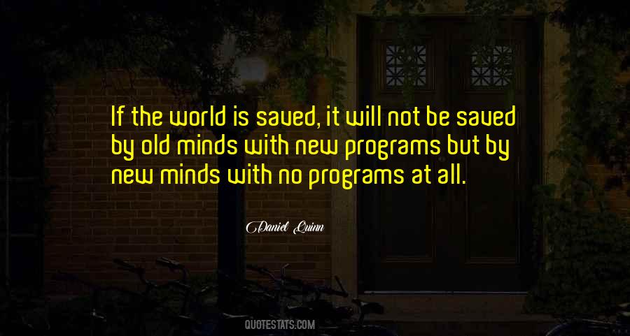 Saved The World Quotes #359227