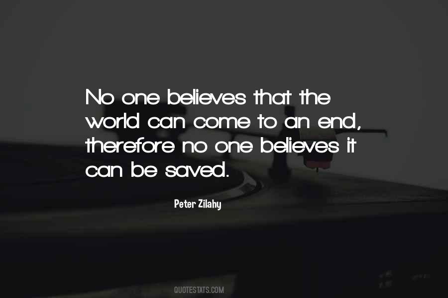 Saved The World Quotes #977934