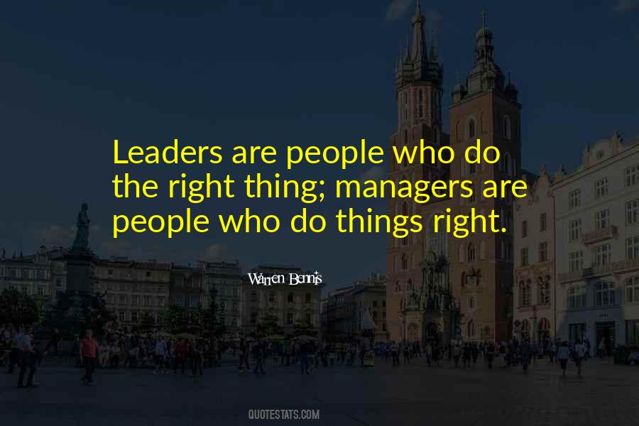 Quotes About Managers And Leaders #1443347