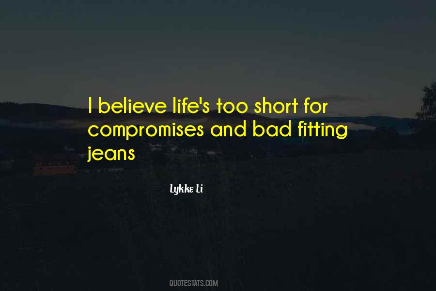 Quotes About Short Compromise #89000