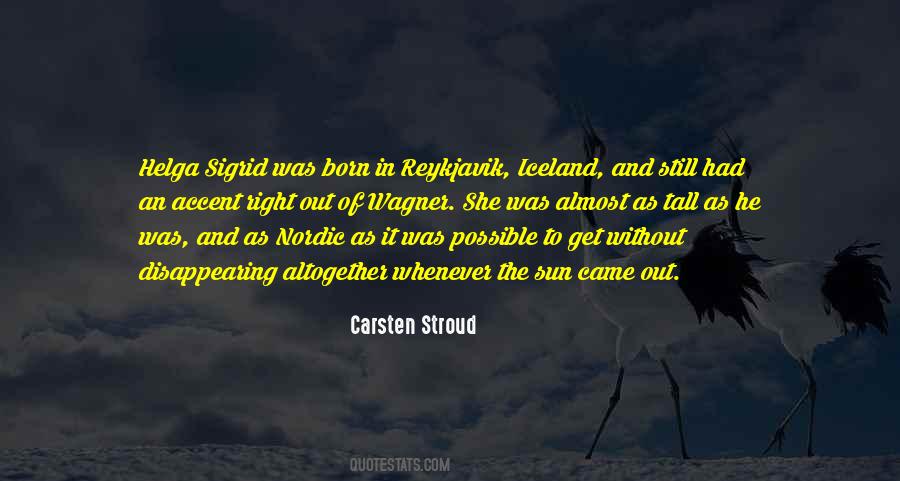 Quotes About Reykjavik #515469