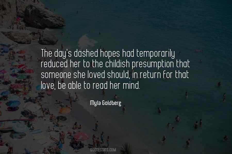 Quotes About Dashed Hopes #1617745