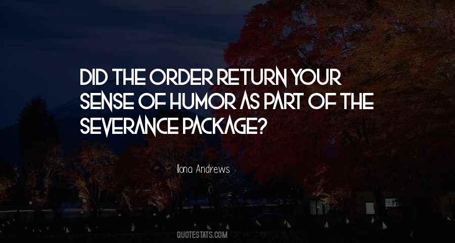 Quotes About Severance #1818988