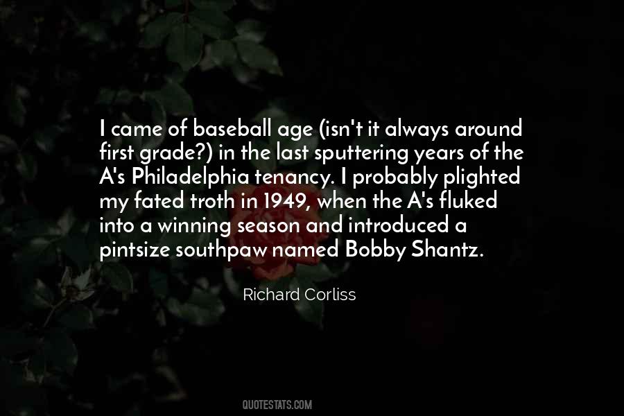 Quotes About Baseball Season #1691706