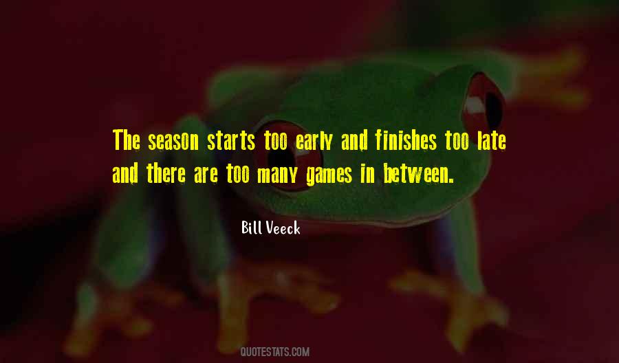 Quotes About Baseball Season #1709199