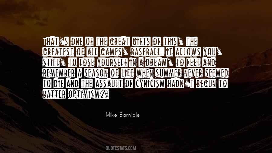 Quotes About Baseball Season #187680