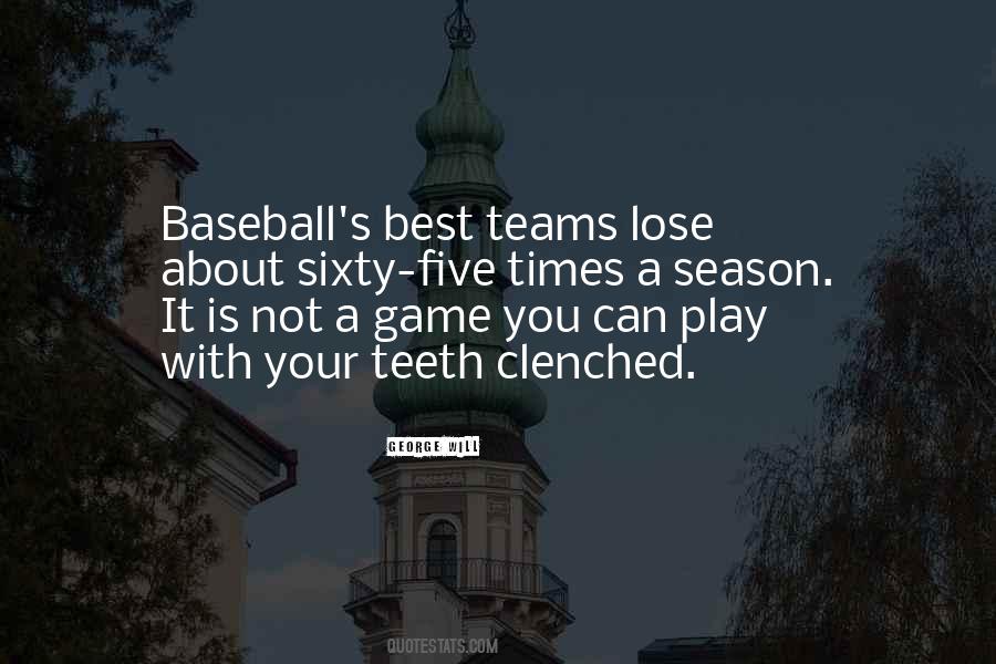 Quotes About Baseball Season #629950