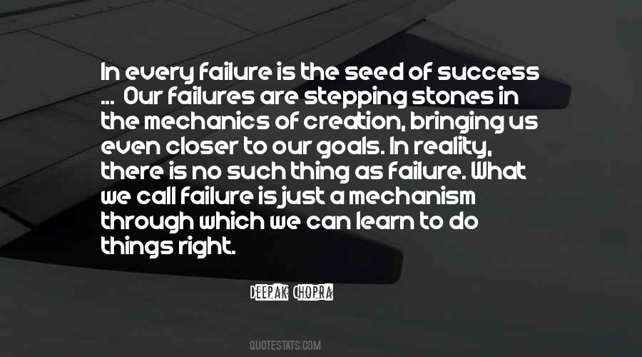 Quotes About No Such Thing As Failure #1410121