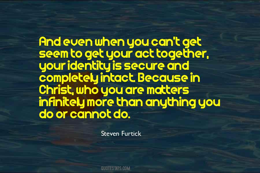 Quotes About Identity In Christ #1706083