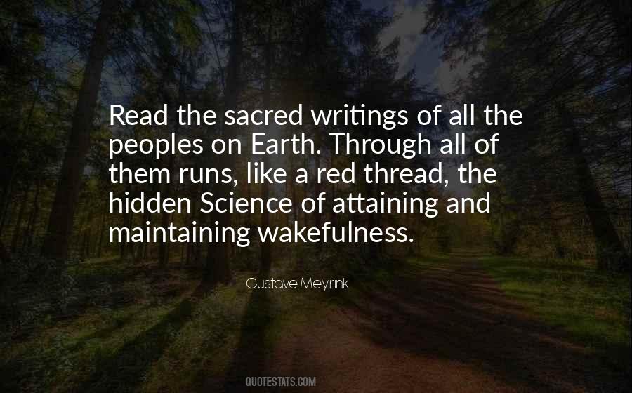 Quotes About Sacred Earth #1435677