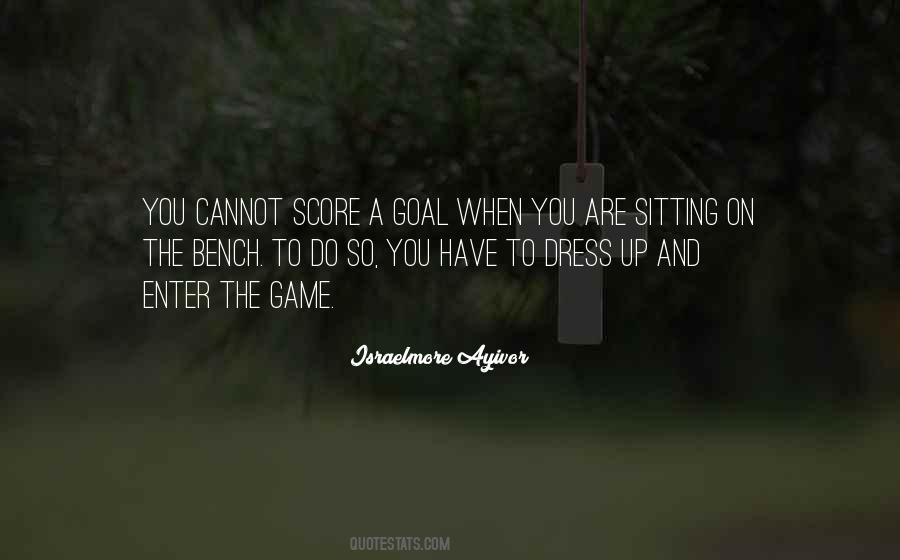 Quotes About Sitting On The Bench #143039