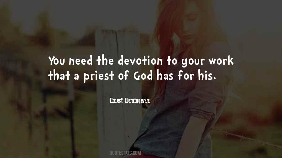 Quotes About Devotion To God #1428976