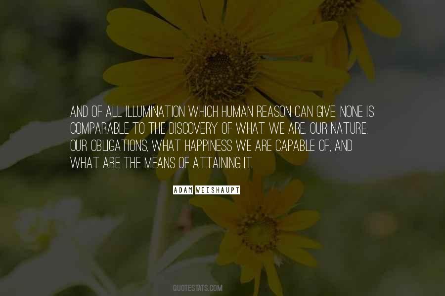 The Nature Of Happiness Quotes #51021
