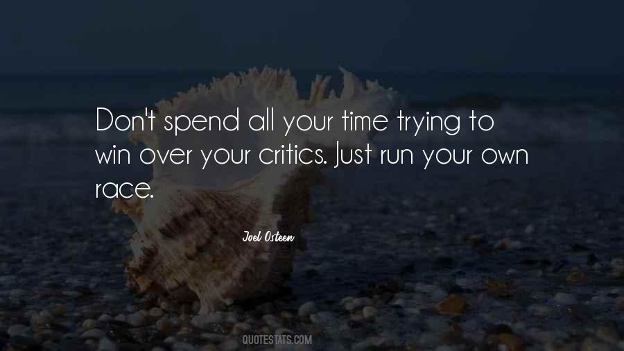 Run Your Own Race Quotes #16237