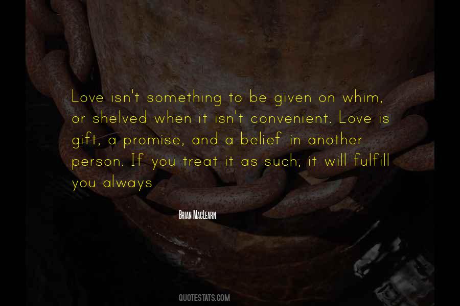 Love Promise Quotes #412823