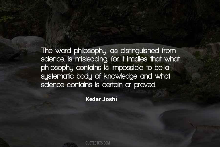 Quotes About Philosophy And Science #67090