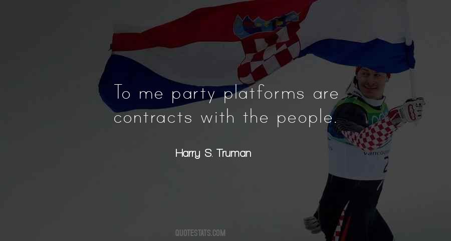 Quotes About Platforms #195912