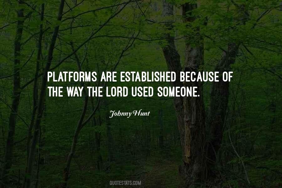 Quotes About Platforms #82792