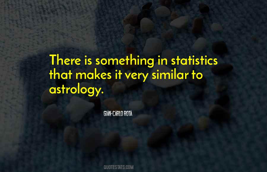 Quotes About Statistics #1253960