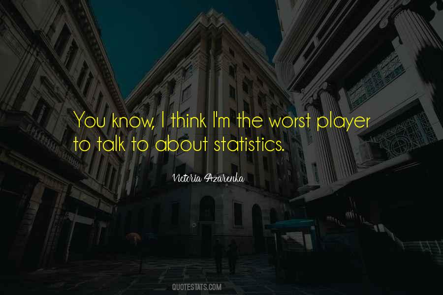 Quotes About Statistics #946948