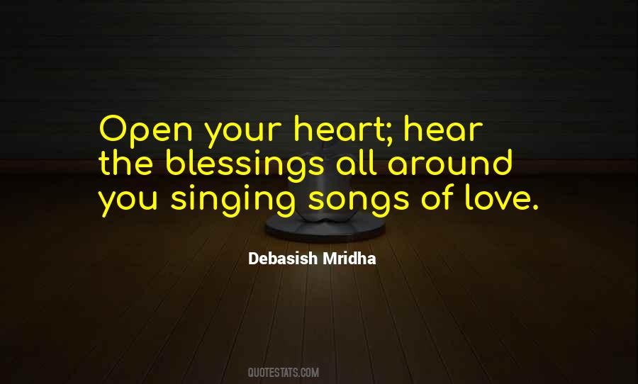 Singing Songs Quotes #1660257