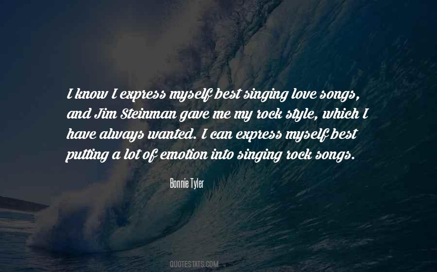 Singing Songs Quotes #85144