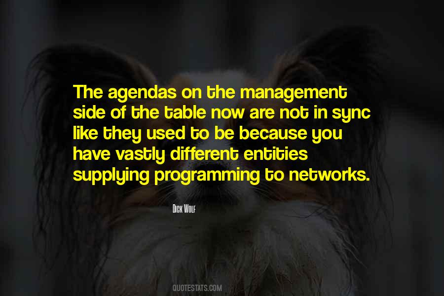 Quotes About Agendas #356145