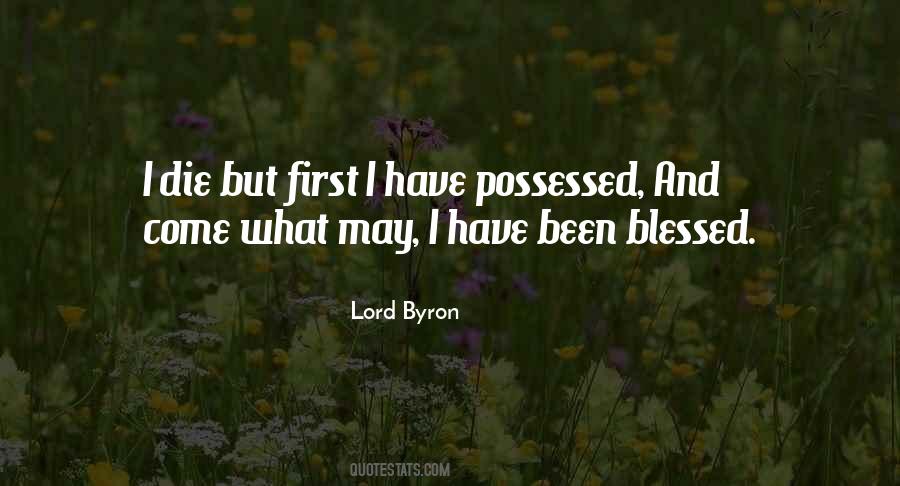 Quotes About Possessed #1375577