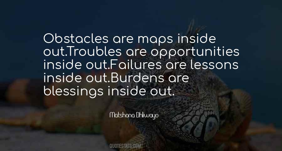 Quotes About Opportunities And Obstacles #1253678