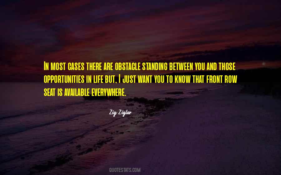 Quotes About Opportunities And Obstacles #1454105