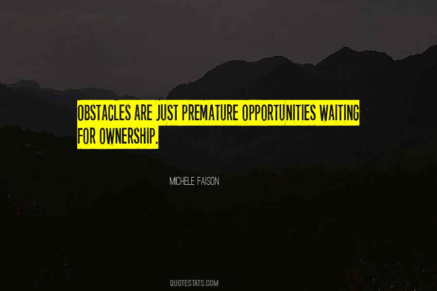 Quotes About Opportunities And Obstacles #1490309