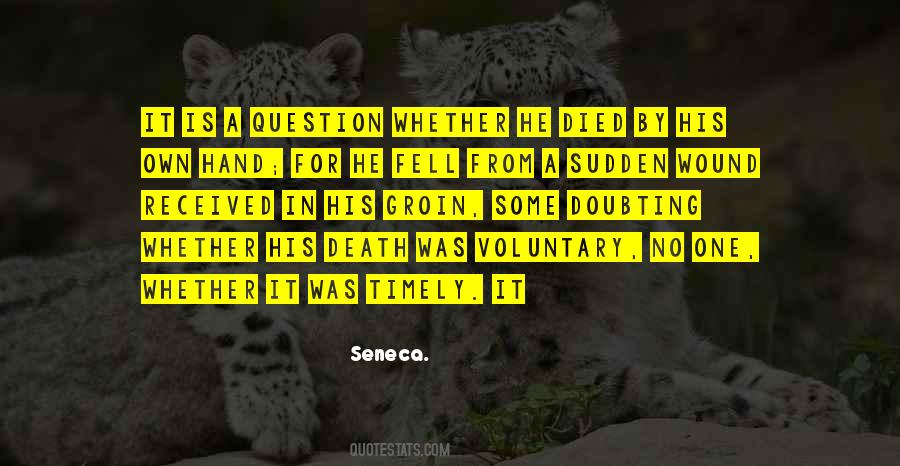 Quotes About Sudden Death #1016416