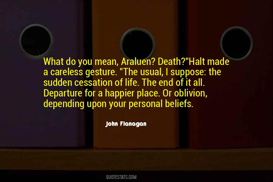 Quotes About Sudden Death #1252678