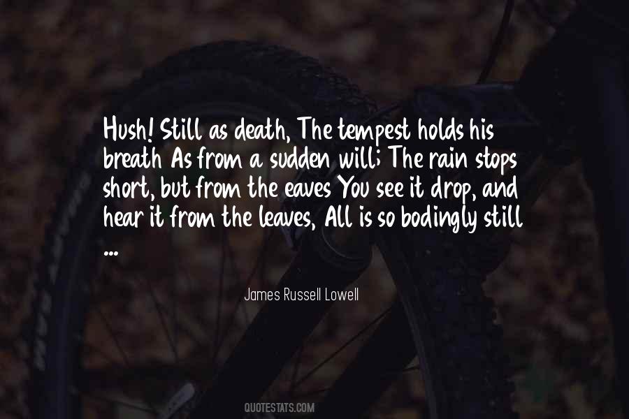 Quotes About Sudden Death #951755