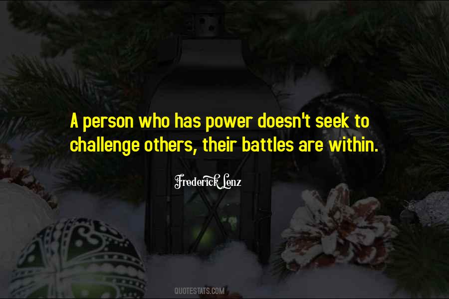 Quotes About Battles Within #1331809