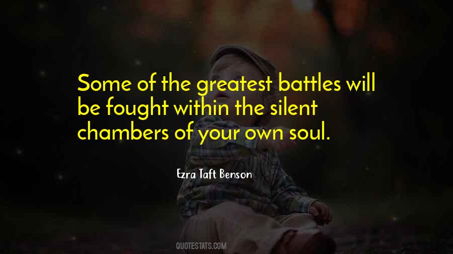 Quotes About Battles Within #78745