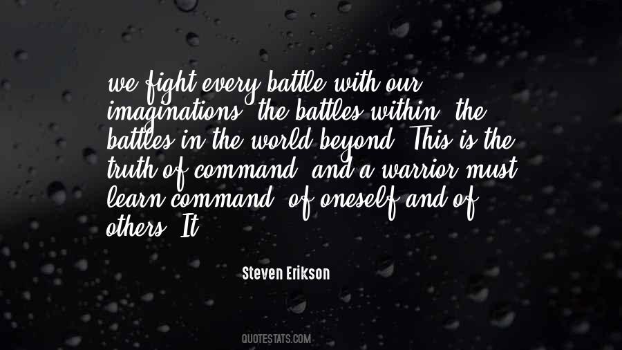 Quotes About Battles Within #868654