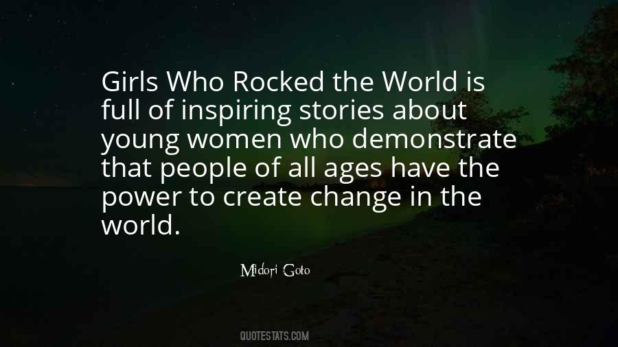 Quotes About Change In The World #1375425
